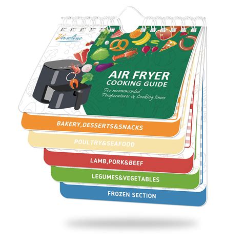 Buy KYONANO Air Fryer Cheat Sheet Magnets Cooking Guide Booklet, Air ...
