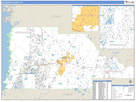 Map Brooksville Florida