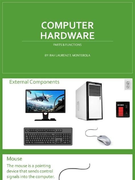 Image result for Computer Hardware Parts and Functions