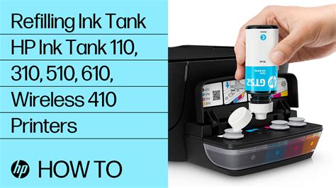 Check the ink tank levels in HP Ink Tank 110, 310, 410 printers | undefined