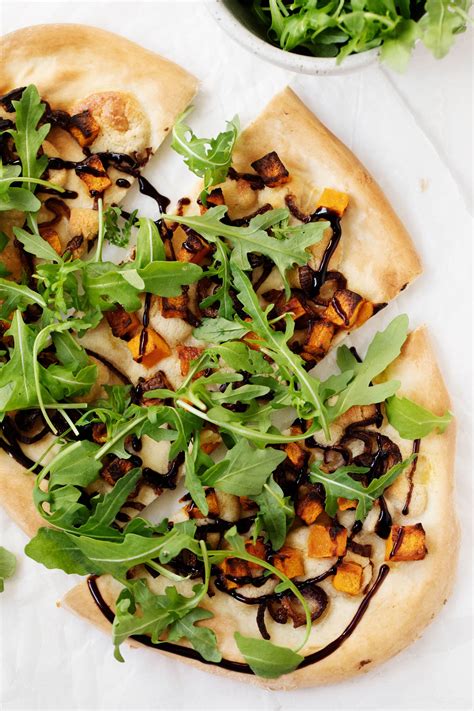Butternut Red Onion Pizza | A Vibrant Plant Based Pizza for Fall