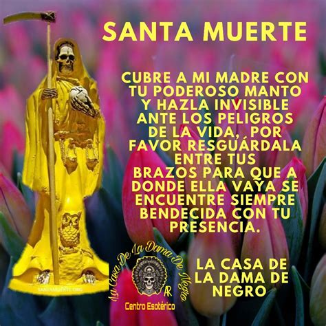 Pin en oraciones a la santa muerte