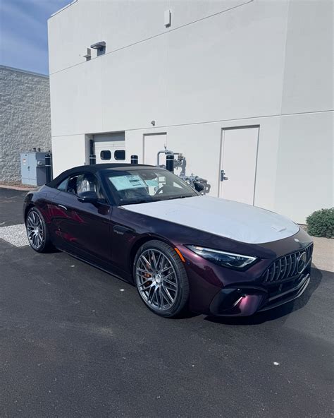 Doug Horner | This 2025 Mercedes-Benz SL63 S E Performance in Rubellite Red Metallic over ...