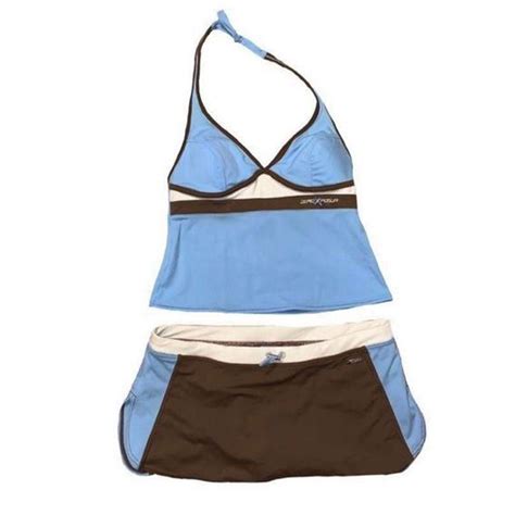 VINTAGE BARBIE BLUE AND BROWN TENNIS GIRL SWIM SET... - Depop in 2025 ...
