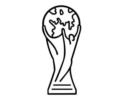 World Cup Trophy Drawing 的图像结果