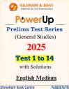 Vajiram and Ravi POWER UP Prelims Test Series 2025 | Test 1 to 14 with ...