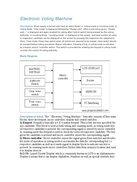 Image result for Electronic Voting Machine Using 8051 Microcontroller Ride Program