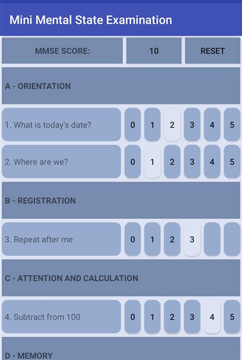 Mini Mental State Examination APK for Android Download