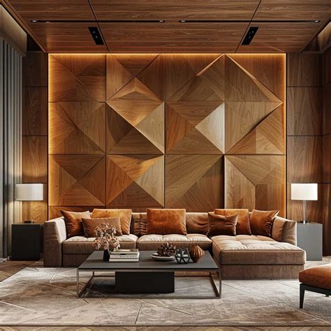 Wooden Wall Paneling Designs with Art Deco Flair