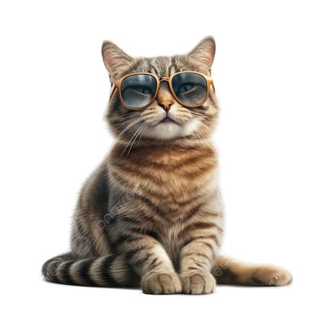 Cute Cat With Glasses
