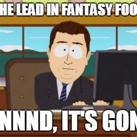 Lustiges Fantasy Football Meme