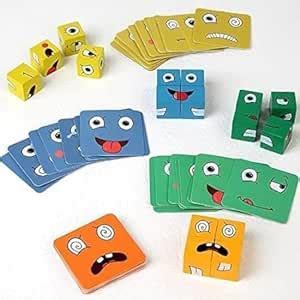 Buy Toy tribe Face Changing Game for Kids, Smiley Emoji Cube for ...