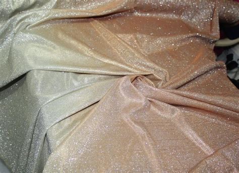 Golden Brown x Silver color Ombre shimmer Lycra fabric ~ 58'' wide ...