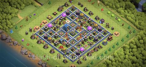 Best Anti 3 Stars Base TH12 with Link, Hybrid - Town Hall Level 12 Base ...