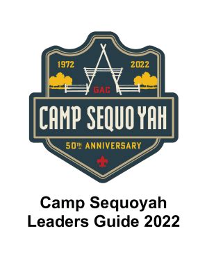 Fillable Online sequoyahcouncil.orgcampelementor-5943Camp Leadership ...