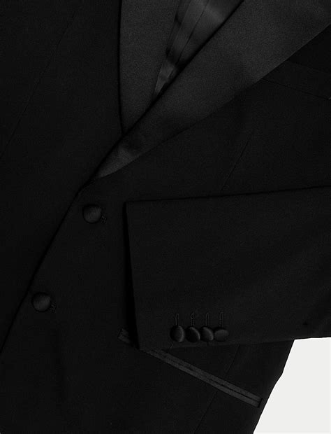 Buy Regular Fit Stretch Tuxedo Jacket at Marks & Spencer