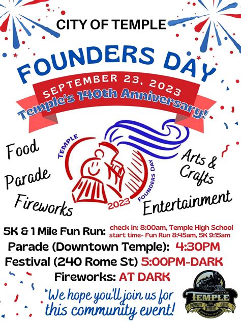 2023 Temple Founders Day Information | Temple GA