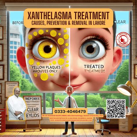 Xanthelasma (Eyelid Yellow Spots) Removal in Lahore - Boston Aesthetics