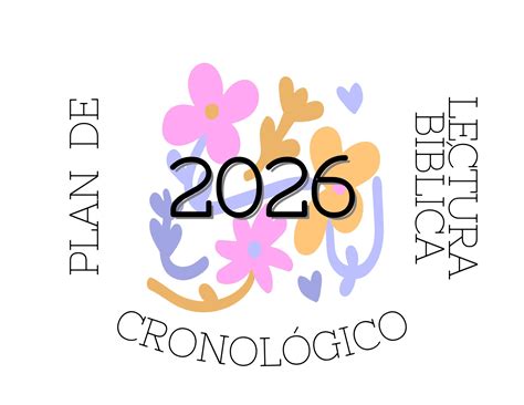 2026 Chronological Bible Reading Plan in Spanish (digital Download) - Etsy