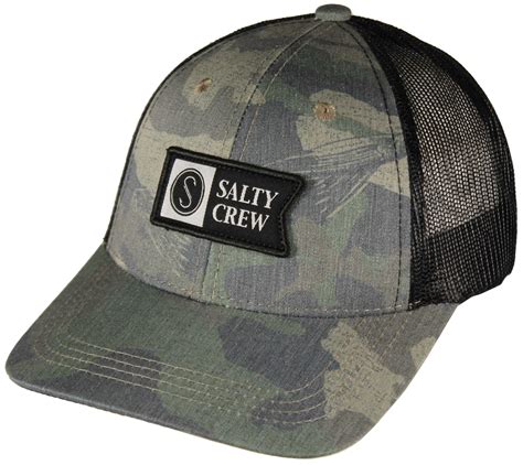 Salty Crew Boy's Pinnacle Retro Trucker Hat - Camo