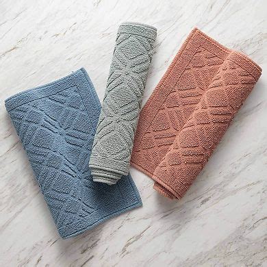 Martex Geometric Embossed Bath Rug