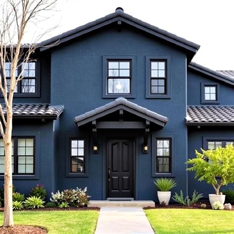 25 Blue Houses With Black Trim Ideas You Must See