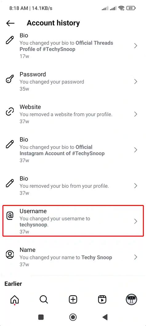 How to See Someone's Instagram Username Change History