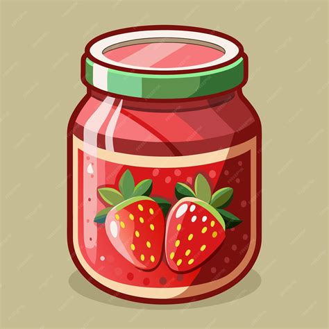 Premium Vector | Smuckers Strawberry Jam Sweet and Fruitful Spread