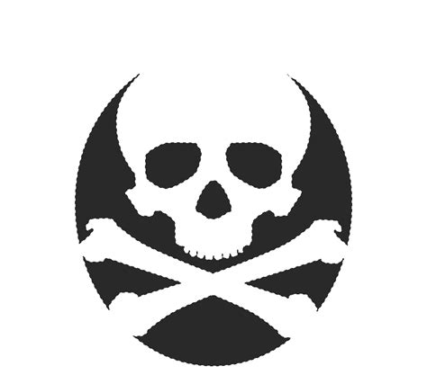 Pirate Pumpkin Template