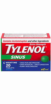 Image result for Tylenol Cold and Sinus