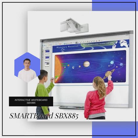 Smart Board Interactive Whiteboard SBX800 System With Speakers (2 yrs