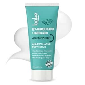 Buy BAKE 12% Glycolic & Lactic Acid Body Lotion for Dark Spots Body ...