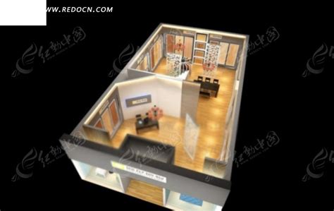 室内设计鸟瞰3D效果图3dmax素材免费下载_红动中国