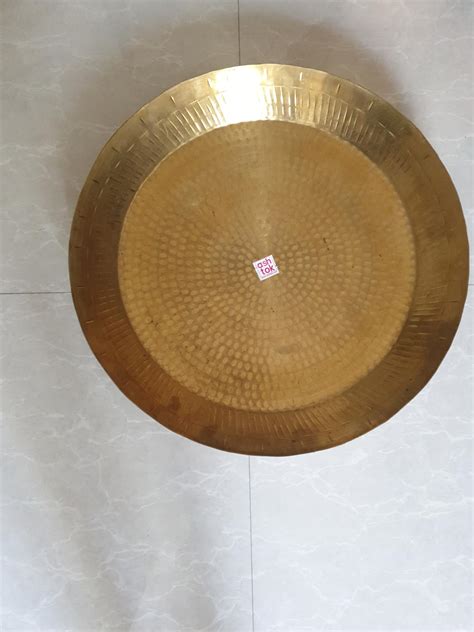 Nutristar Kuchipudi Plate, Dancing Plate, Brass Traditional Dance Plate ...