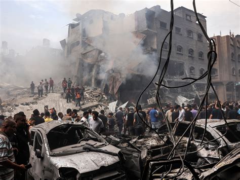 Israel-Hamas war updates: Gaza under ‘total blockade’, refugee camp hit ...