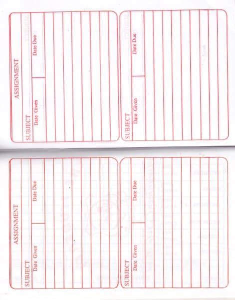 Image result for Assignment Book