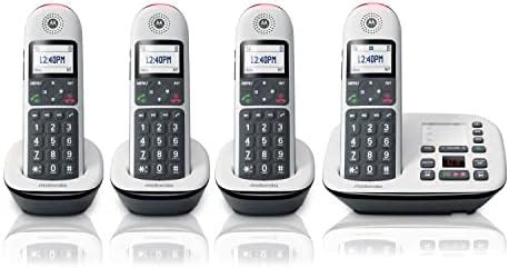 Motorola CD5014 Digital Cordless Telephone with Answering Machine (4 ...