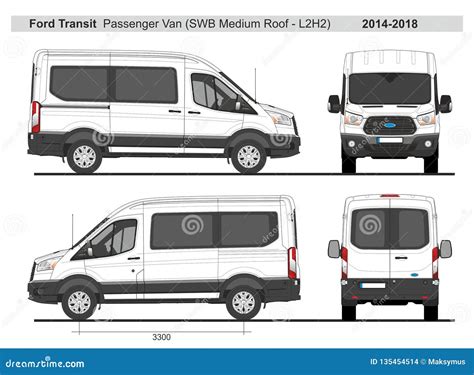 Ford Transit Passenger Van SWB Medium Roof L2H2 2014-2018 Editorial Stock Image - Illustration ...