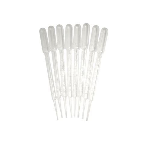 Disposable Pasteur Pipette 3ml Plastic Pipette Dropper Pack Of 50 ...