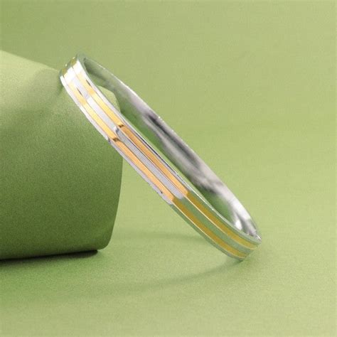 Elegant 925 Silver Waman Men Kada MKD-239 for Stylish Wear – P S Jewellery