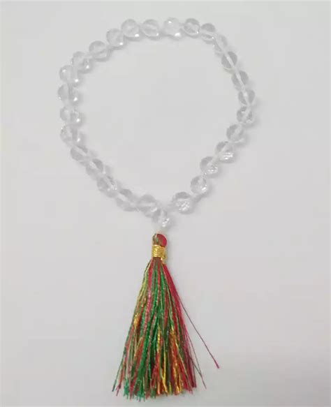 Crystal / Sphatik – Diamond Cut Jap Mala – Pandit.com