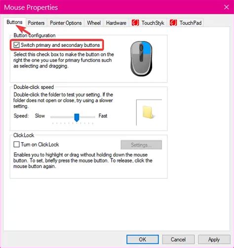 Image result for How to Set Mouse Click Settings