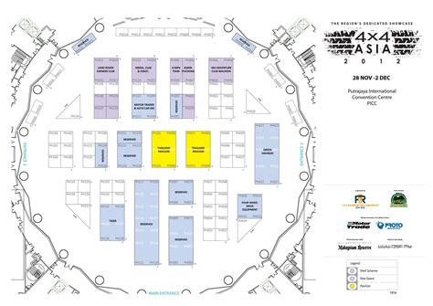 La Convention Center Exhibit Floor Plan