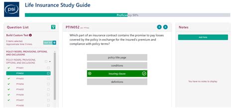 Free Life Insurance Practice Test 的图像结果