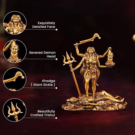 Artarium Resin Kaali MATA Kali Maa Murti Idol Statue Sculpture Maa ...