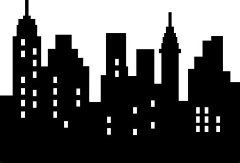 Free Building Silhouette Clip Art, Download Free Building Silhouette ...