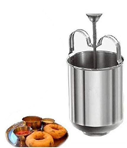 Buy M.D.ENTERPRISE Medu Vada Donut Maker Dispenser, Stainless Steel ...