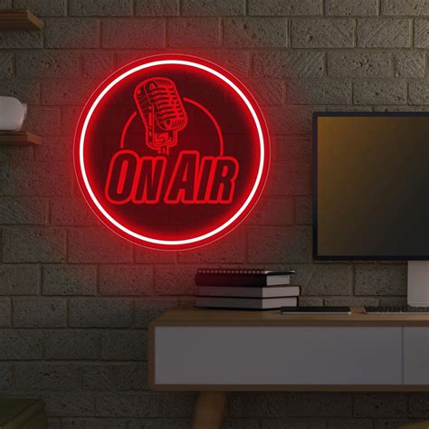 On Air Neon Sign, on Air Sign Led, on Air Light up Sign, on Air Sign ...