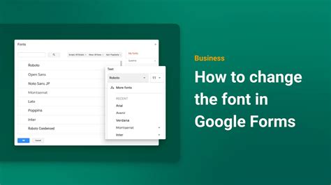 How to change the font in Google Forms | 123 Blog