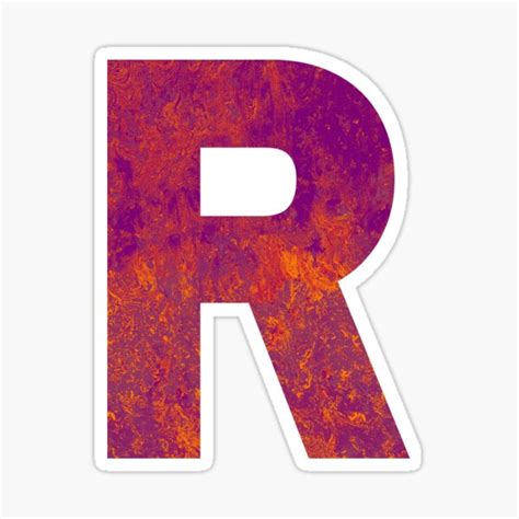 Image result for Custom R Letter Sticker